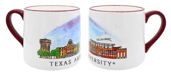 Texas A&M Skyline Ceramic Mug