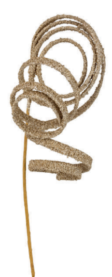 Gold glitter spiral extendable pick