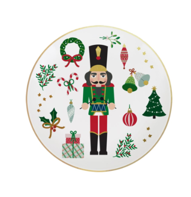 Nutcracker Drummer Appetizer Plate