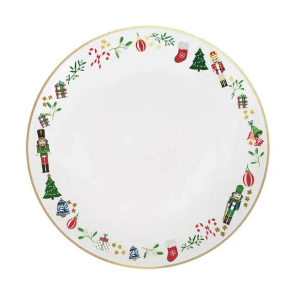 Nutcracker Wreath Dinner Plate