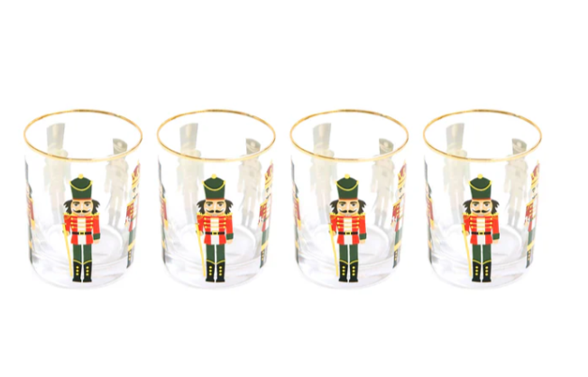 Nutcracker Lineup Cocktail Glass