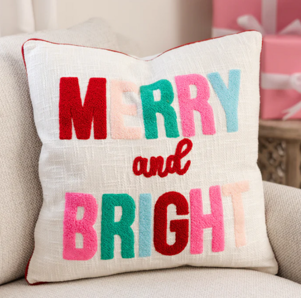 Merry & Bright Square Pillow