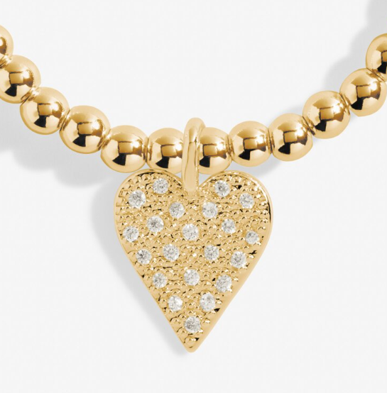 A Little HAPPY 50th BIRTHDAY Gold Bracelet