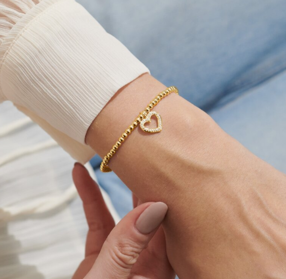 A Little HAPPY BIRTHDAY SISTER Gold Bracelet