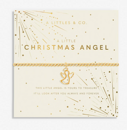 A LITTLE CHRISTMAS ANGEL Gold-Tone Plated Bracelet