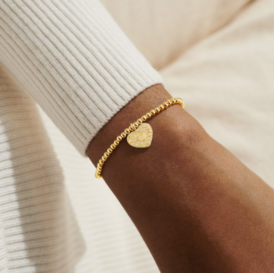 A LITTLE MERRY CHRISTMAS Gold-Tone Plated Bracelet