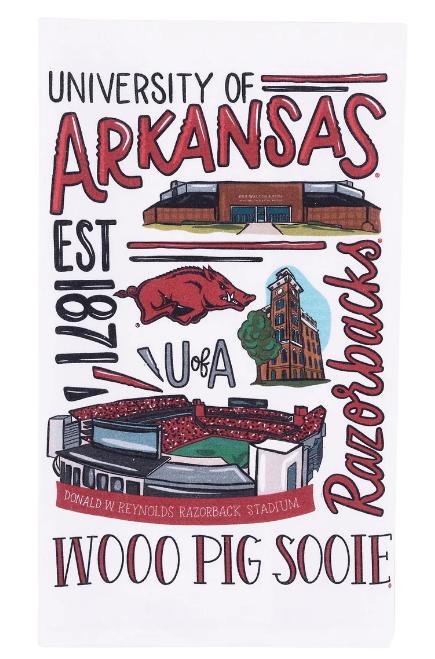 Arkansas Icon Tea Towel