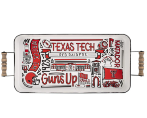 Texas Tech Collage Enamel Tray