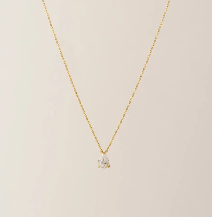 Alpha Teardrop Necklace