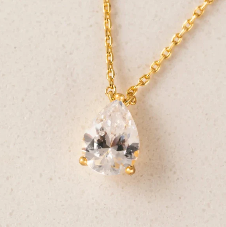 Alpha Teardrop Necklace