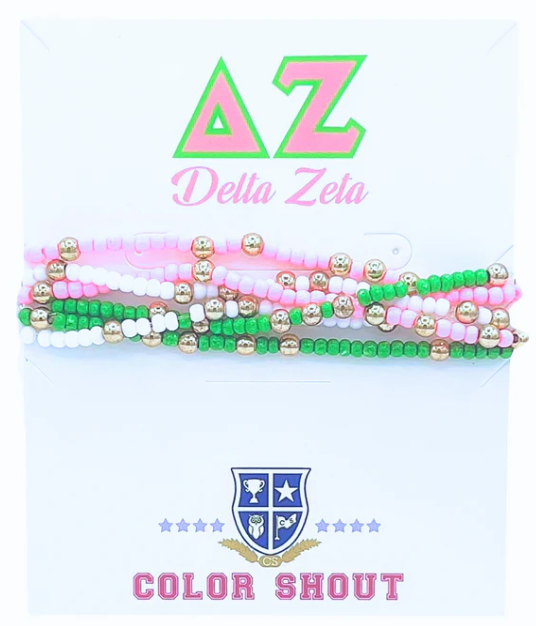 Sorority Colors Stack - Delta Zeta
