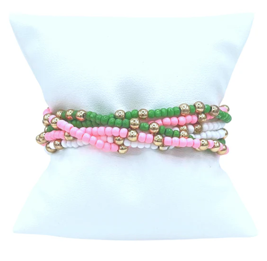 Sorority Colors Stack - Delta Zeta