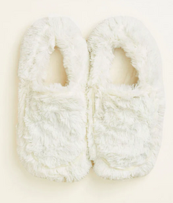 Cream Warmies Slippers