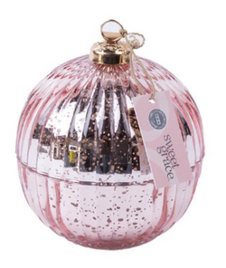 Sweet Grace Pink Ornament Candle