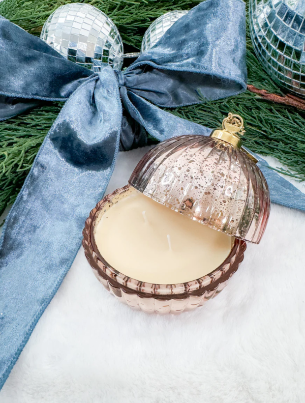 Sweet Grace Pink Ornament Candle