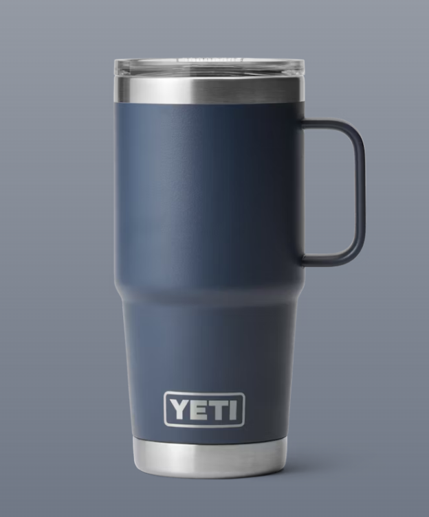 RAMBLER 20 OZ TRAVEL MUG NAVY