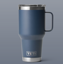 RAMBLER 30 OZ TRAVEL MUG NAVY