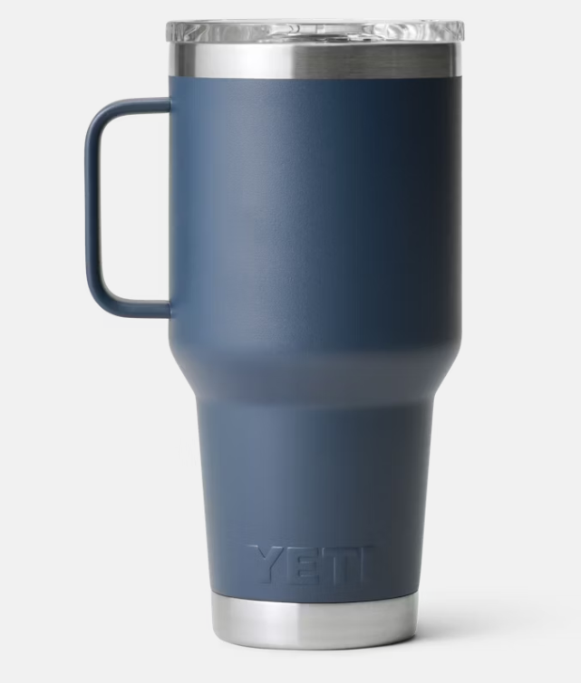 RAMBLER 30 OZ TRAVEL MUG NAVY