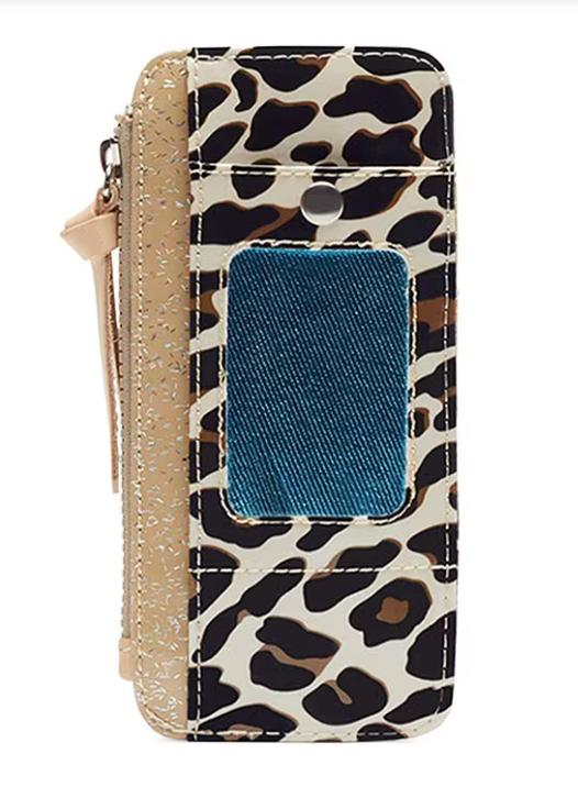 Card Organizer, Mona Brown Leopard