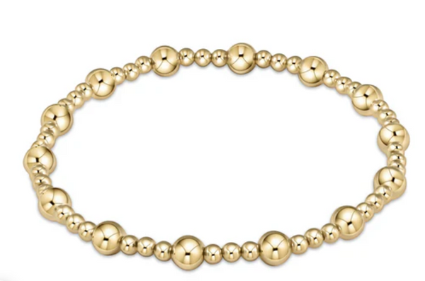 Enewton Extends - Classic Sincerity Pattern 5mm Bead Bracelet - Gold