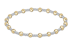 Enewton Extends - Classic Sincerity Pattern 4mm Bead Bracelet - Mixed Metal