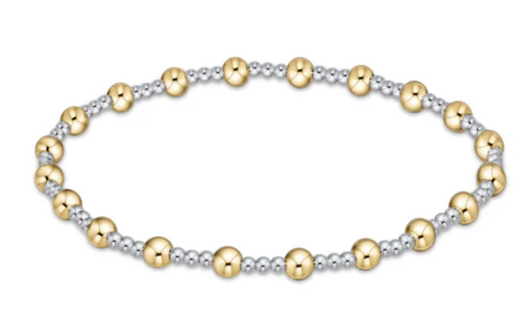 Enewton Extends - Classic Sincerity Pattern 4mm Bead Bracelet - Mixed Metal