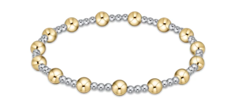 Enewton Extends - Classic Sincerity Pattern 5mm Bead Bracelet - Mixed Metal