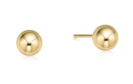 Classic 6mm Ball Stud - Gold