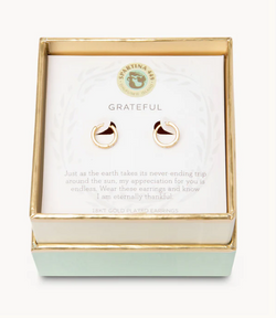 Sea La Vie Hoop Earrings - Thankful / Ring