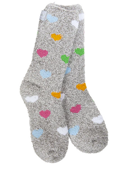 Heartfelt Multi Grey Socks