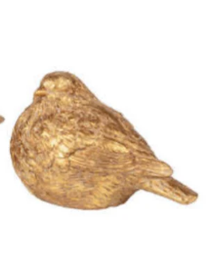 Resin Dove - Antique Gold 5.5 in