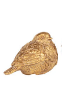 Resin Dove - Antique Gold 5.5 in