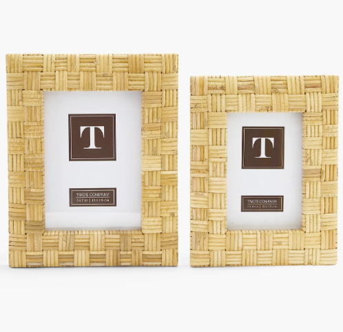 Small Woven Rattan Frame