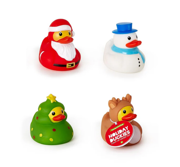 Christmas Light Up Rubber Duckie