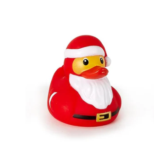 Christmas Light Up Rubber Duckie