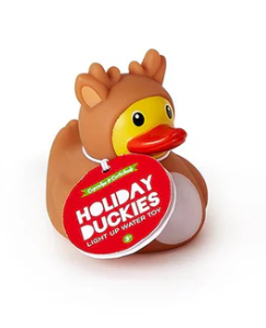 Christmas Light Up Rubber Duckie