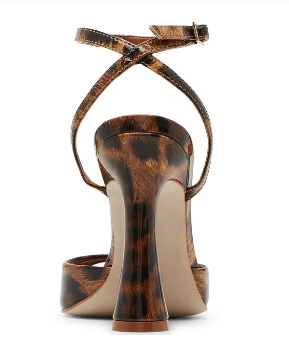 beki leopard mesh sculptural heel dress sandals Steve Madden Beki Women's Sandals Leopard Patent : 6.5 M, Leather