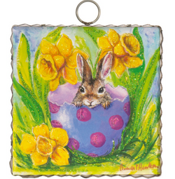 Mini Hamilton Bunny In Daffodils