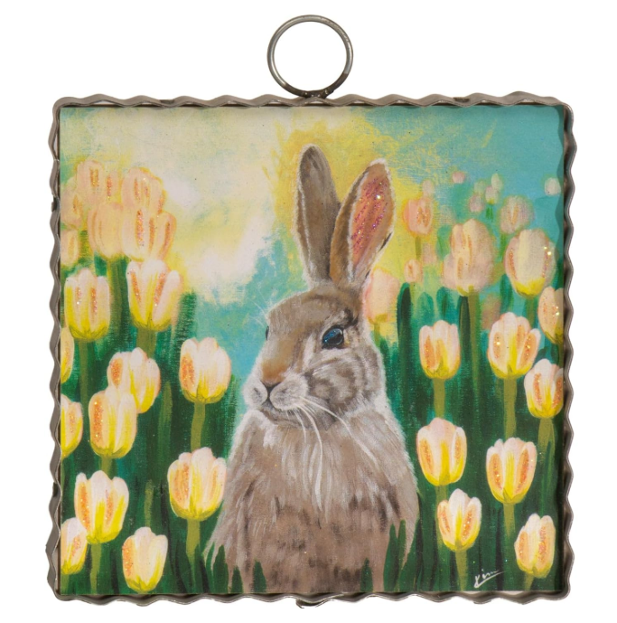 Kross Bunny in Tulips