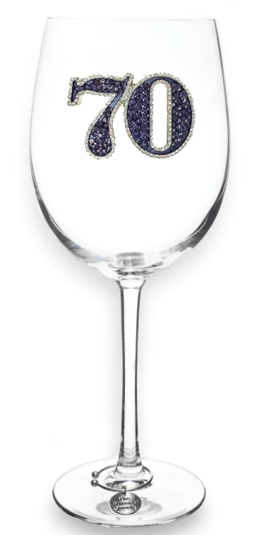 70th Birthday - Stemmed