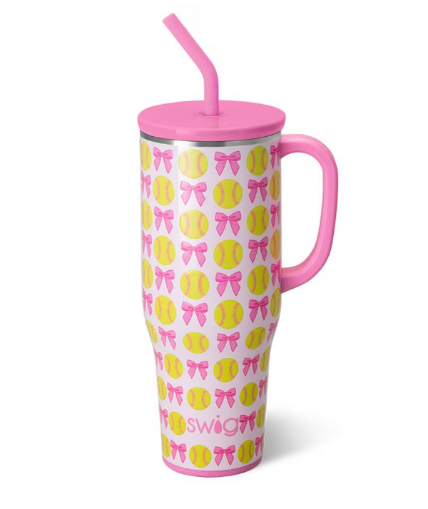 Pitch Hit Run Mega Mug 40oz