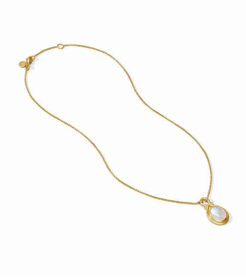 Saratoga Delicate Necklace-Mother of Pearl
