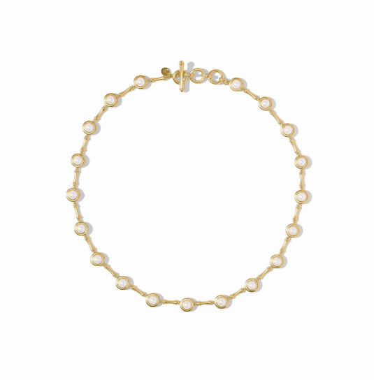 Bamboo Pearl Necklace-Pearl