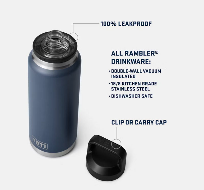 RAMBLER 36 OZ BOTTLE CHUG BIG SKY BLUE