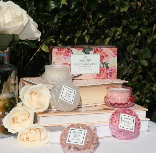 Roses Macaron Trio Gift Set