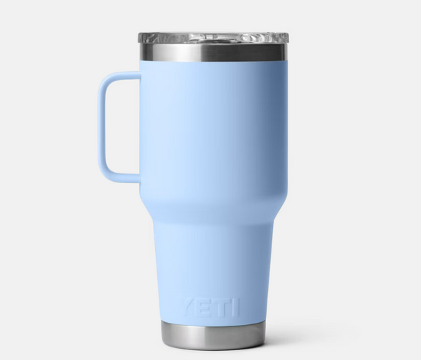 RAMBLER 30 OZ TRAVEL MUG BIG SKY BLUE