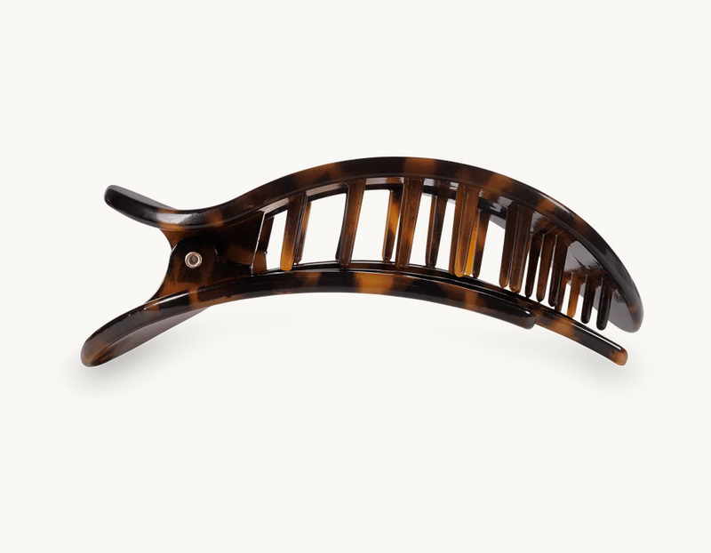 Tortoise Large Flat Round Clip
