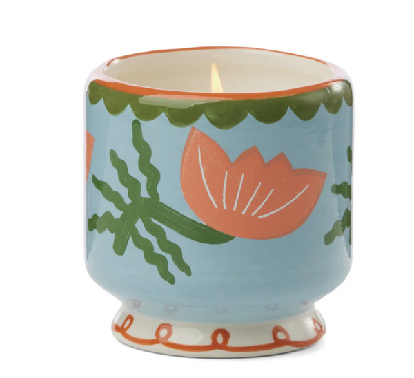 A Dopo Flower Ceramic Candle - Cactus Flower