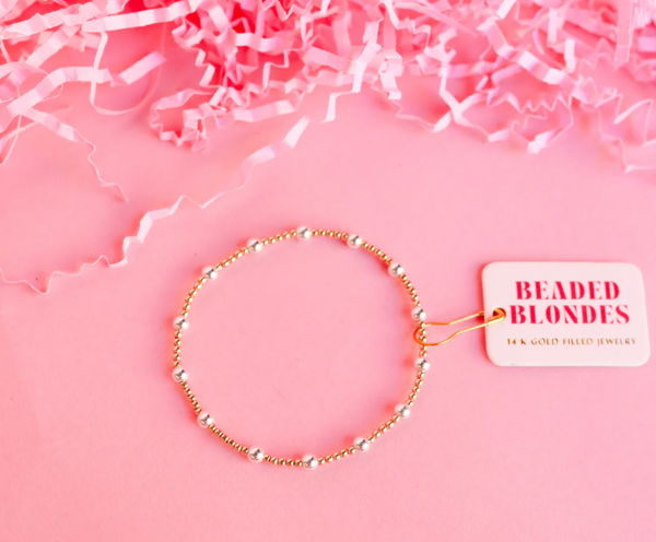 June Bracelet in Mixed Metal