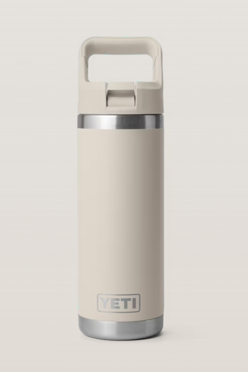 RAMBLER 18 OZ C STRAW BOTTLE CAPE TAUPE